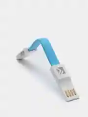 Голубой кабель-брелок Floveme, Lightning / type-C, 2 цвета