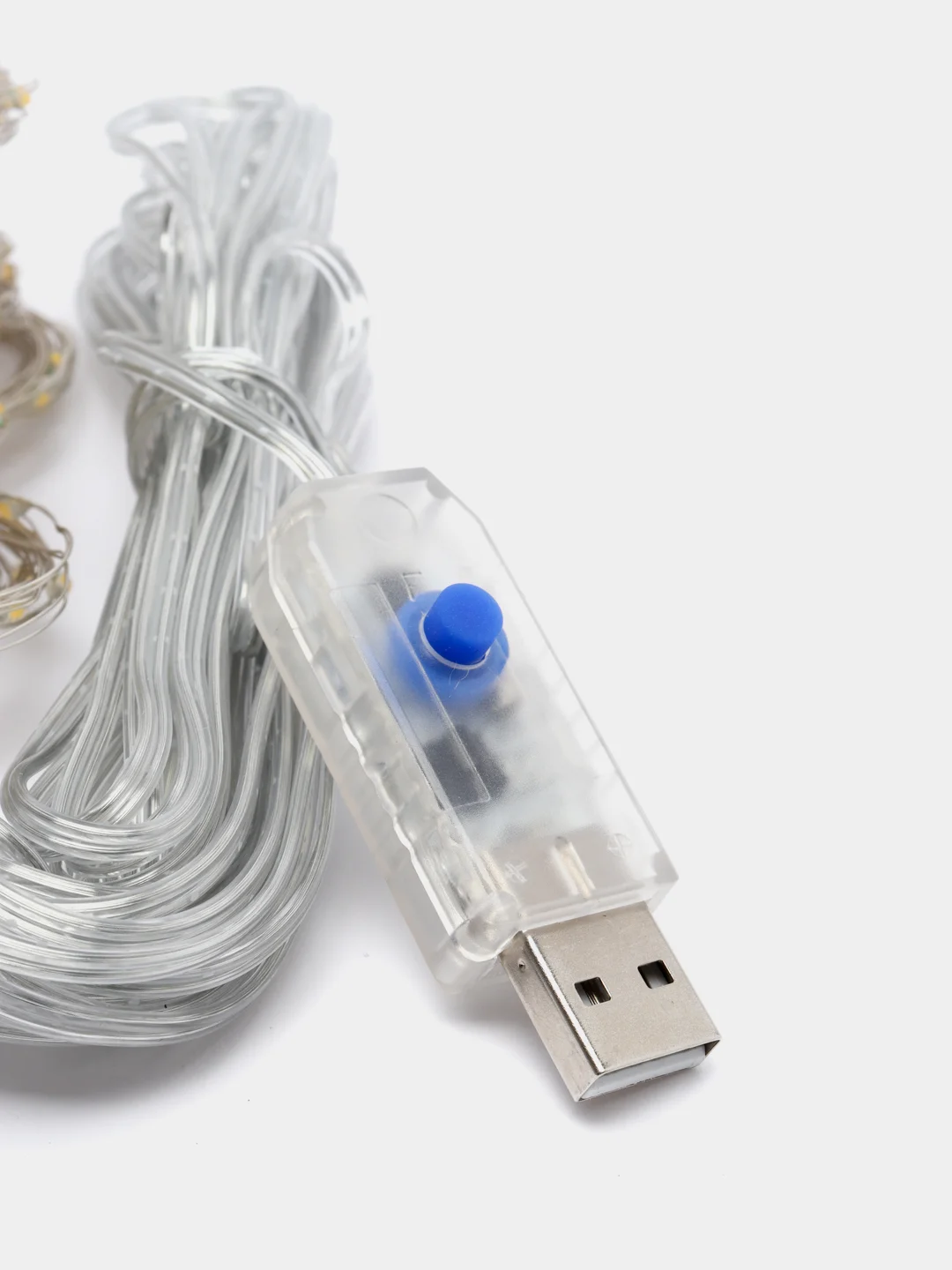 Гирлянда штора ультратонкая usb, с пультом