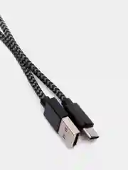Серый кабель для зарядки Type-C Hoco X14 (3А), 1 и 2 метра