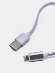 Фиолетовый usb кабель 2.0 А  Apple Lythning, type C, micro usb