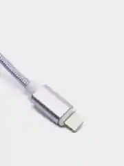 Фиолетовый usb кабель 2.0 А  Apple Lythning, type C, micro usb
