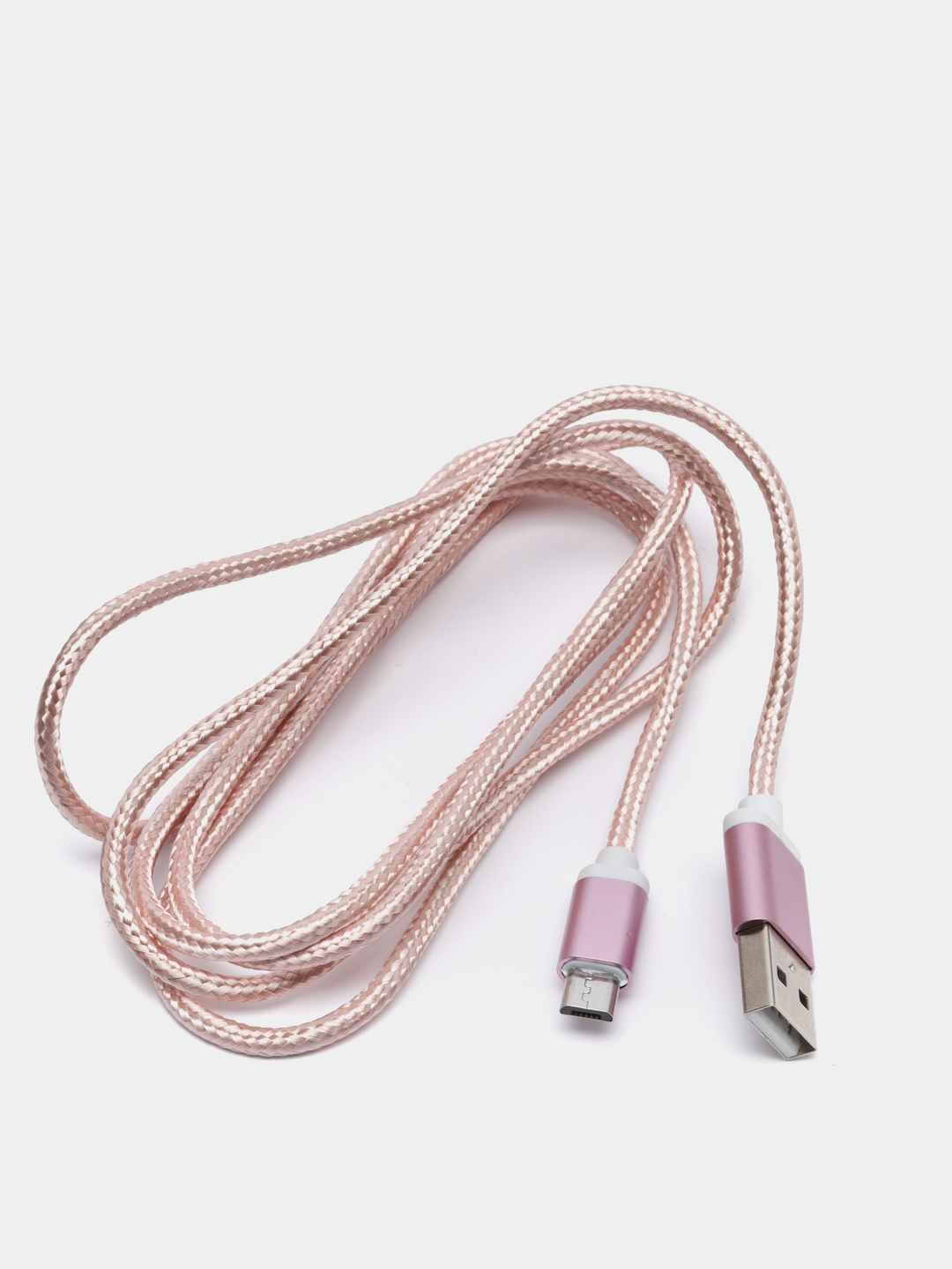 USB кабель для зарядки и передачи данных 2.0 А нейлоновый 1.35 м, micro  usb, type c купить по цене 119 ₽ в интернет-магазине Магнит Маркет