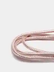 Розовый usb кабель для зарядки и передачи данных 2.0 А нейлоновый 1.35 м, micro usb, type c