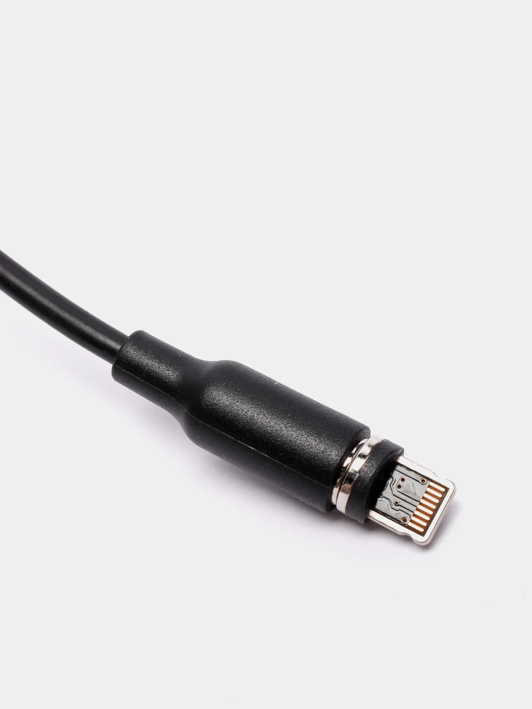 Черный usb кабель Borofone BX41 Lightning магнитный 2.4A 1m (для Apple iPhone)