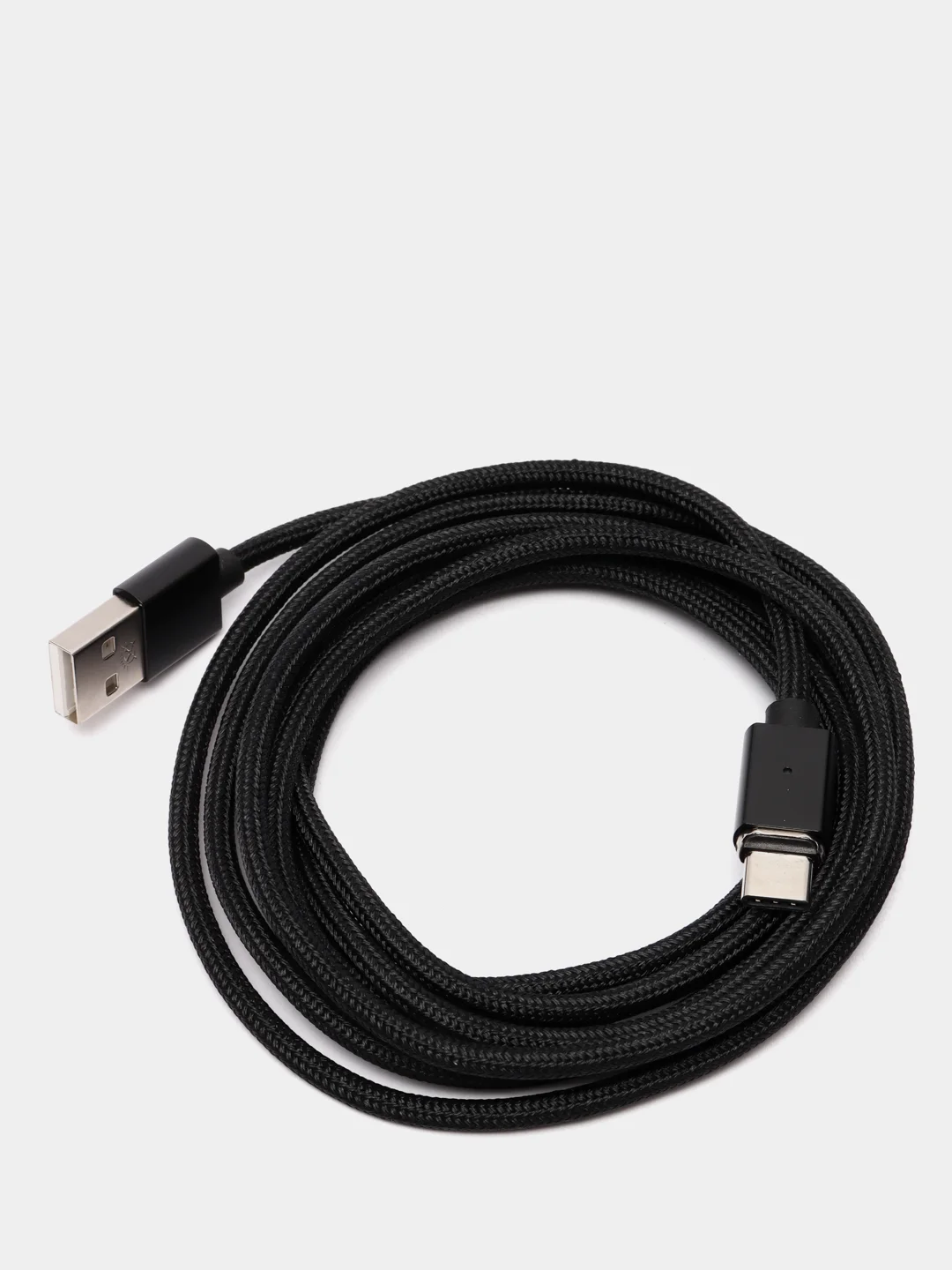Черный usb кабель магнитный Quick Charge 3.0 быстрый заряд с передачей данных, 2-х метровые