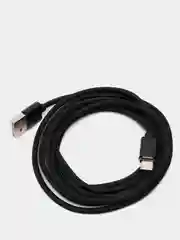 Черный usb кабель магнитный Quick Charge 3.0 быстрый заряд с передачей данных, 2-х метровые