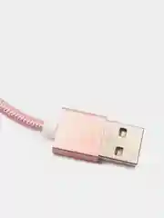 Розовый usb кабель магнитный Quick Charge 3.0 быстрый заряд с передачей данных, 2-х метровые