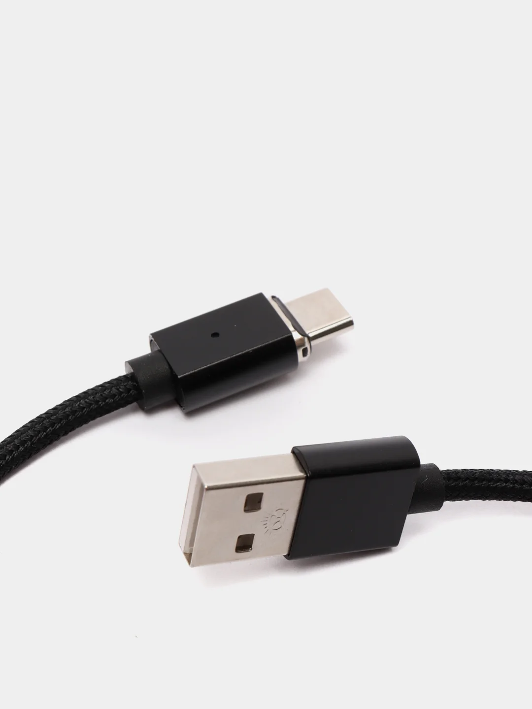 Черный usb кабель магнитный Quick Charge 3.0 быстрый заряд с передачей данных, 2-х метровые