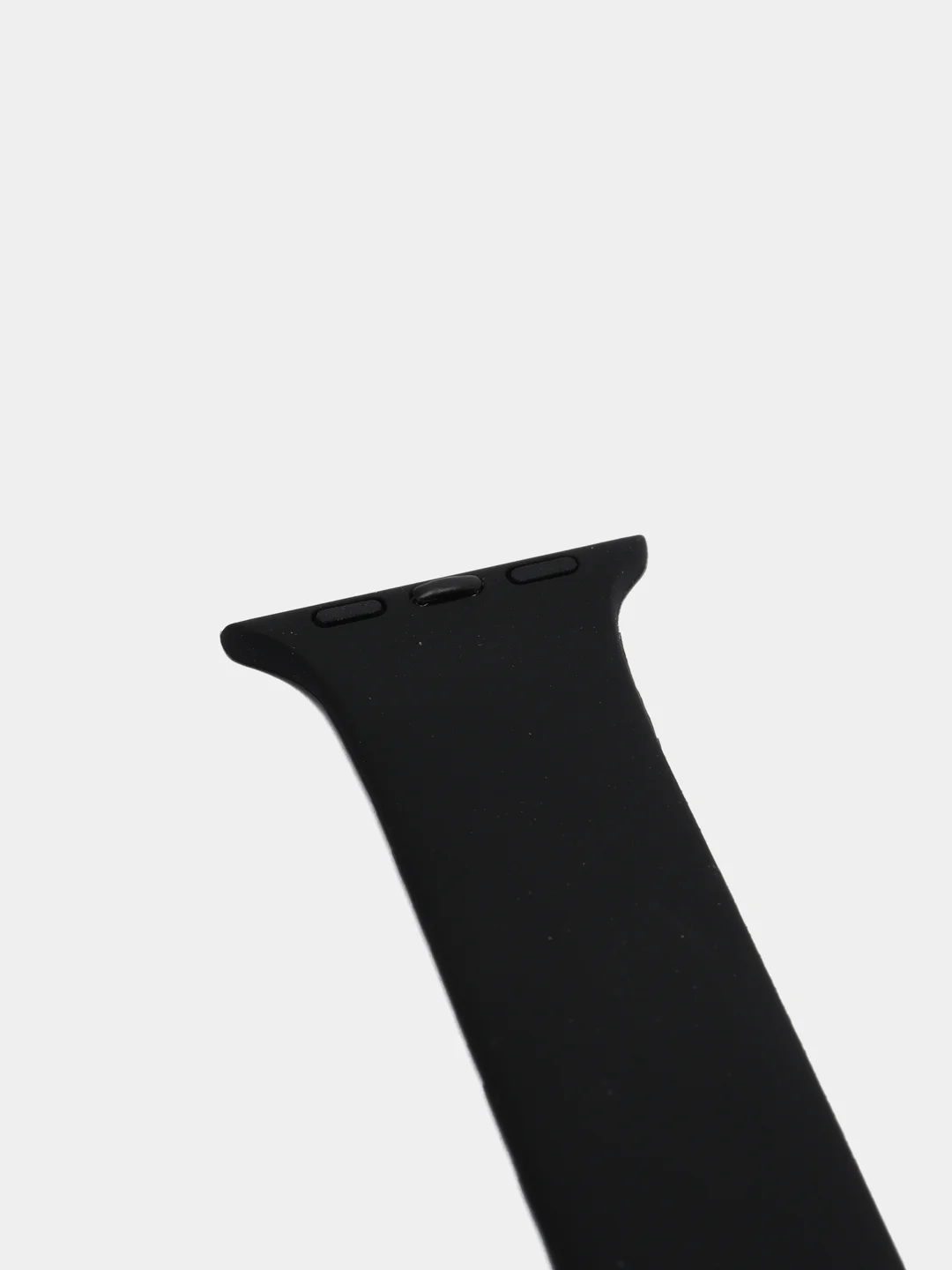 Черный solo Loop силиконовый ремешок Apple Watch 38, 40, 42, 44 mm Series 1, 2, 3, 4, 5, 6, SE