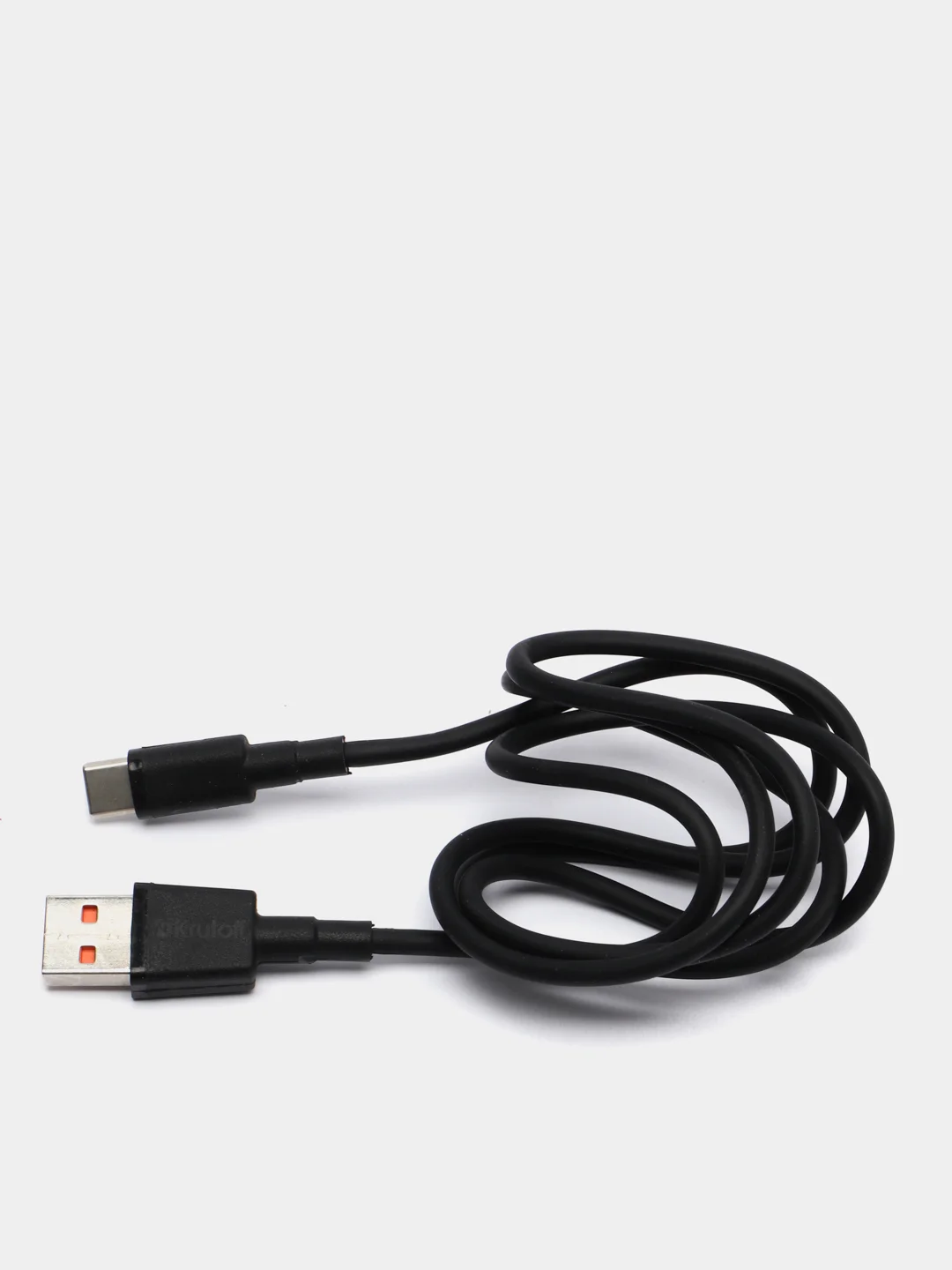 Черный usb кабель type-c Krutoff Modern, черный