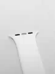 Белый solo Loop силиконовый ремешок Apple Watch 38, 40, 42, 44 mm Series 1, 2, 3, 4, 5, 6, SE