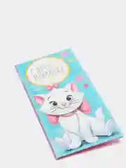Открытка-конверт для денег "Самой красивой!",Коты аристократы, 16.5 х 8 см