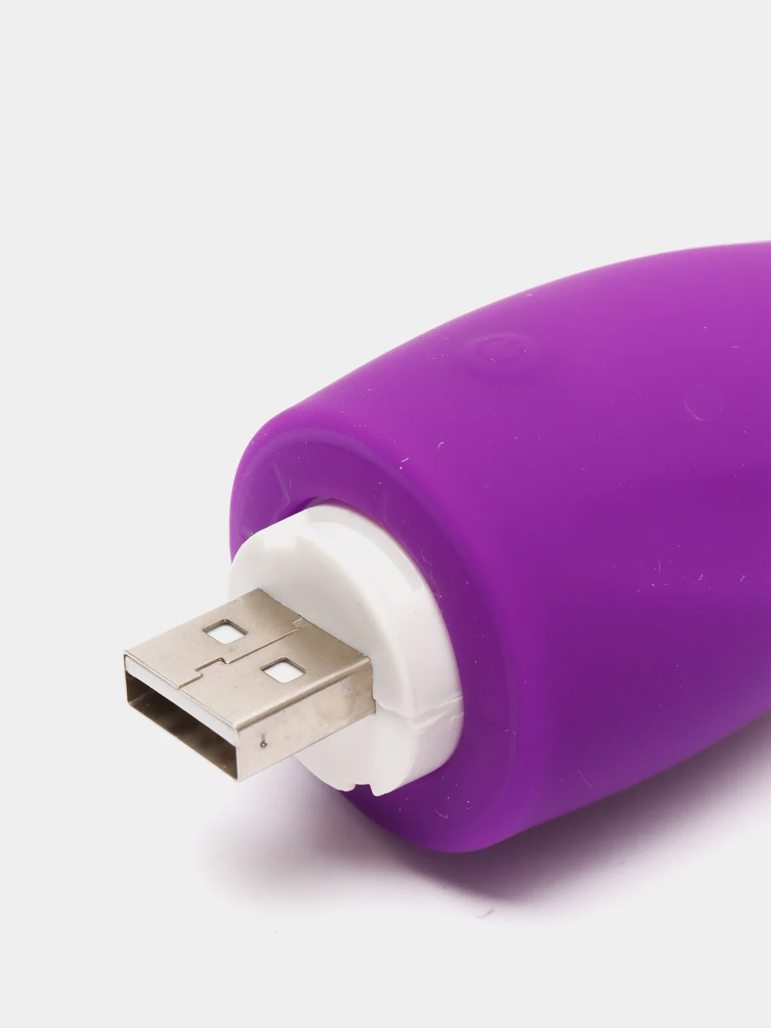 Фиолетовый вибратор виброяйцо беспроводное с USB, 2 цвета