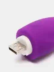 Фиолетовый вибратор виброяйцо беспроводное с USB, 2 цвета