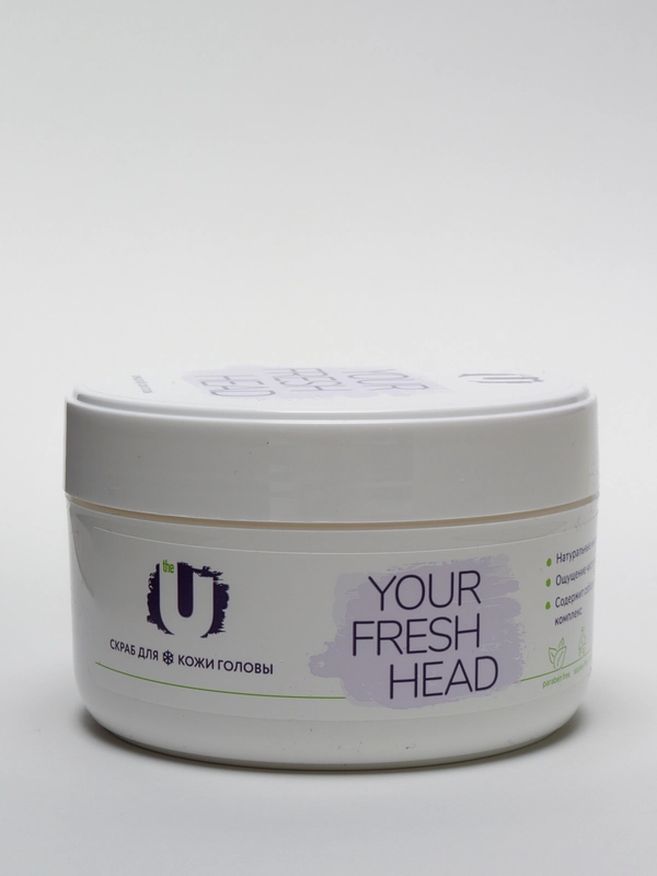 The U Очищающий скраб Your Fresh Head для кожи головы и роста волос, 280 мл