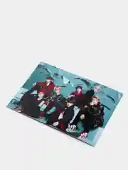 Индиго гибкий магнит на холодильник "BTS" с изображениями участников популярной группы