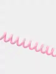 Розовый вакумные наушники Telephone Line R11