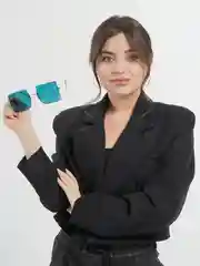 Бирюзовый очки Premium имиджевые. 6 цветов