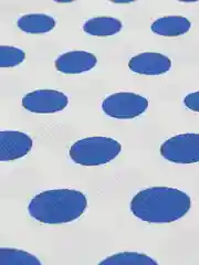 Синий скатерть Горох, рогожка