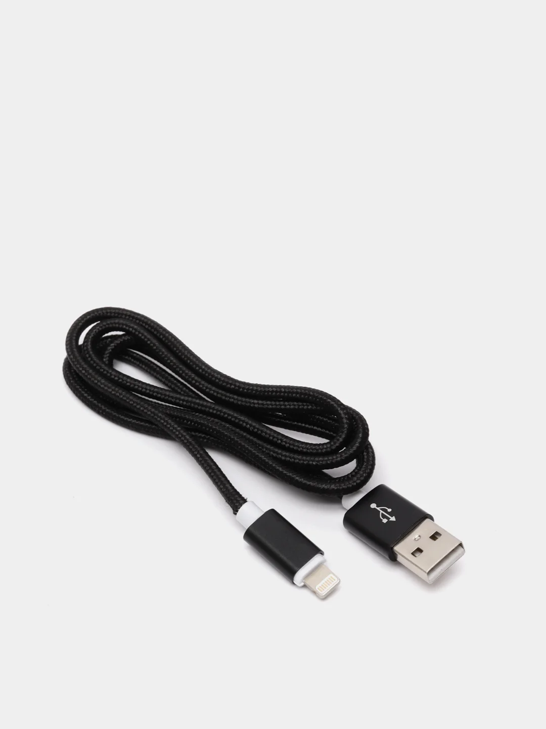 Черный usb кабель 2.0 А Apple Lythning, type C, micro usb