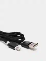Черный usb кабель 2.0 А  Apple Lythning, type C, micro usb