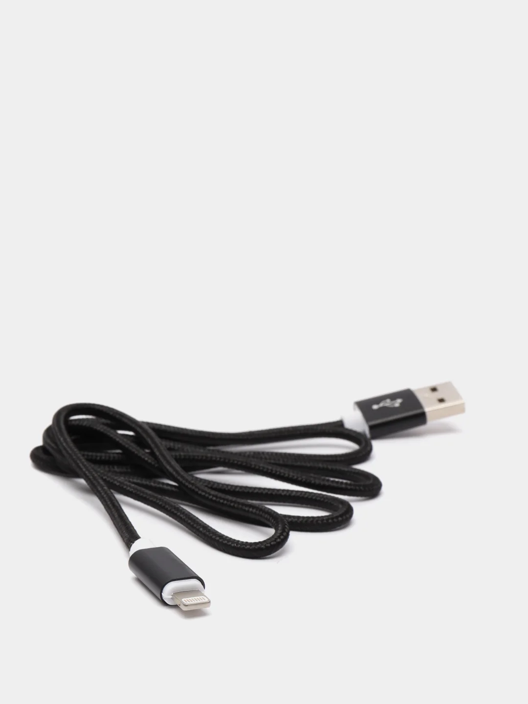 Черный usb кабель 2.0 А Apple Lythning, type C, micro usb