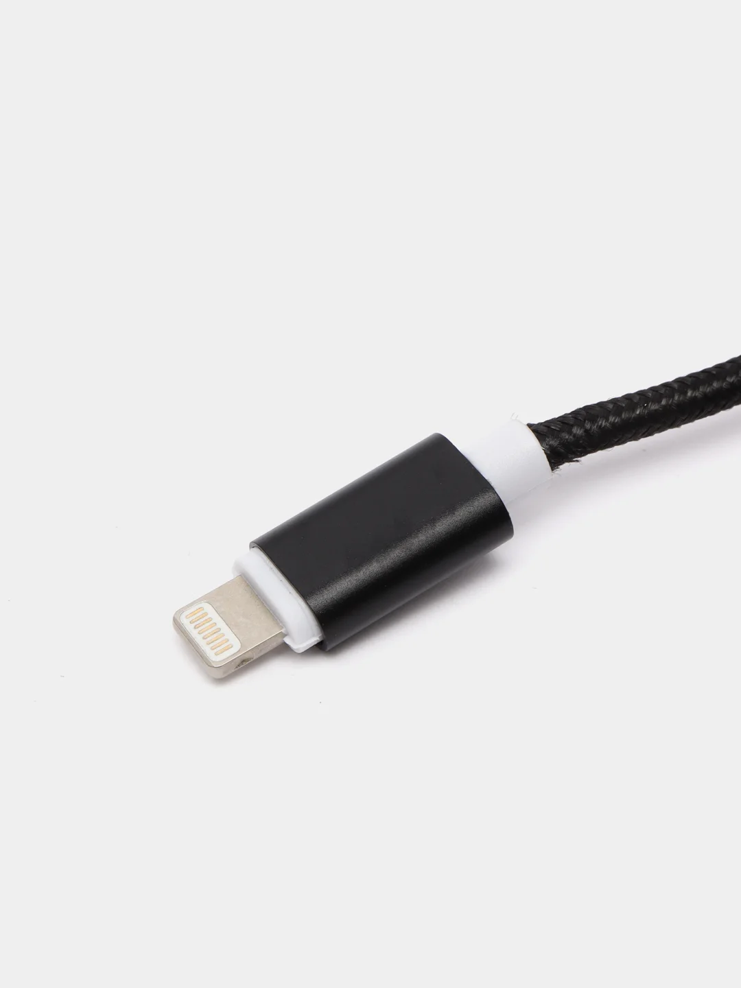 Черный usb кабель 2.0 А Apple Lythning, type C, micro usb