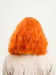 Лавандовый парик с челкой
