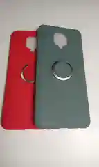 Чехол с бархатом внутри и кольцом подставкой Xiaomi Redmi NOTE 9 PRO, Note 9S