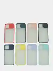 Бирюзовый чехол iPhone 12 Pro с защитой камеры