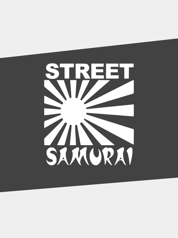 Наклейка JDM "STREET SAMURAI" на машину, 2 цвета