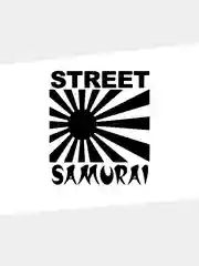 Черный наклейка JDM "STREET SAMURAI" на машину, 2 цвета