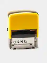 Желтый автоматическая оснастка для штампа GRM 30 Office, 47*18 мм