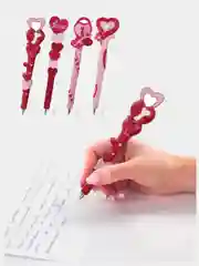 Ручка шариковая, фигурная, СЕРДЕЧКИ