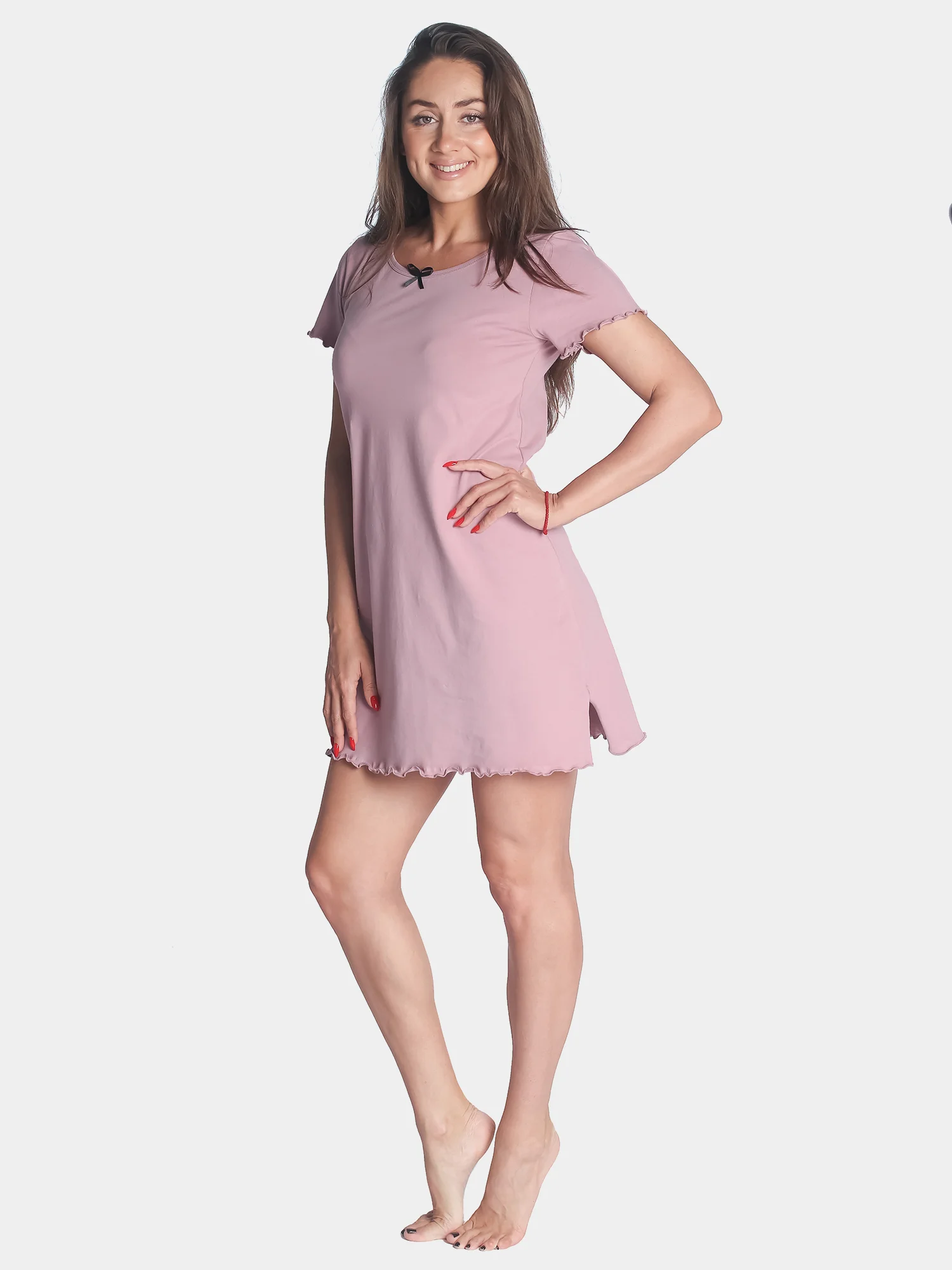 Сорочка женская КЛС1377 розовый, KLERY
