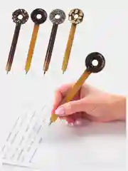 Ручка шариковая, фигурная, ПОНЧИКИ