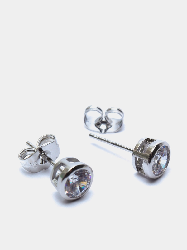 Серьги-гвоздики женские, из медицинского сплава