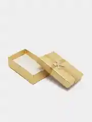 Желтый коробка подарочная для колец и украшений