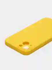 Желтый чехол для iPhone 13 Mini 12 Mini 13 Pro с защитой камеры силиконовый