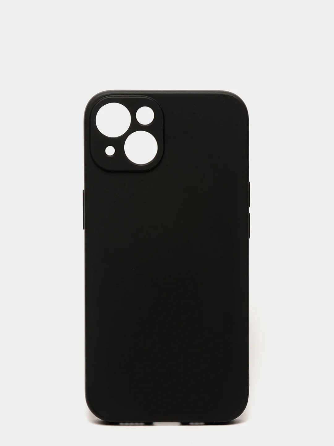 Черный чехол для iPhone 13 Mini 12 Mini 13 Pro с защитой камеры силиконовый