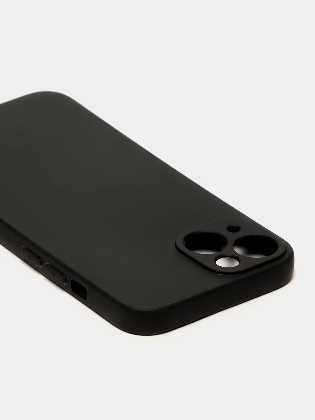Черный чехол для iPhone 13 Mini 12 Mini 13 Pro с защитой камеры силиконовый