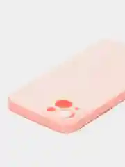 Розовый чехол для iPhone 13 Mini 12 Mini 13 Pro с защитой камеры силиконовый