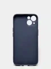 Темно-синий чехол для iPhone 13 Mini 12 Mini 13 Pro с защитой камеры силиконовый