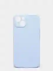 Голубой чехол для iPhone 13 Mini 12 Mini 13 Pro с защитой камеры силиконовый