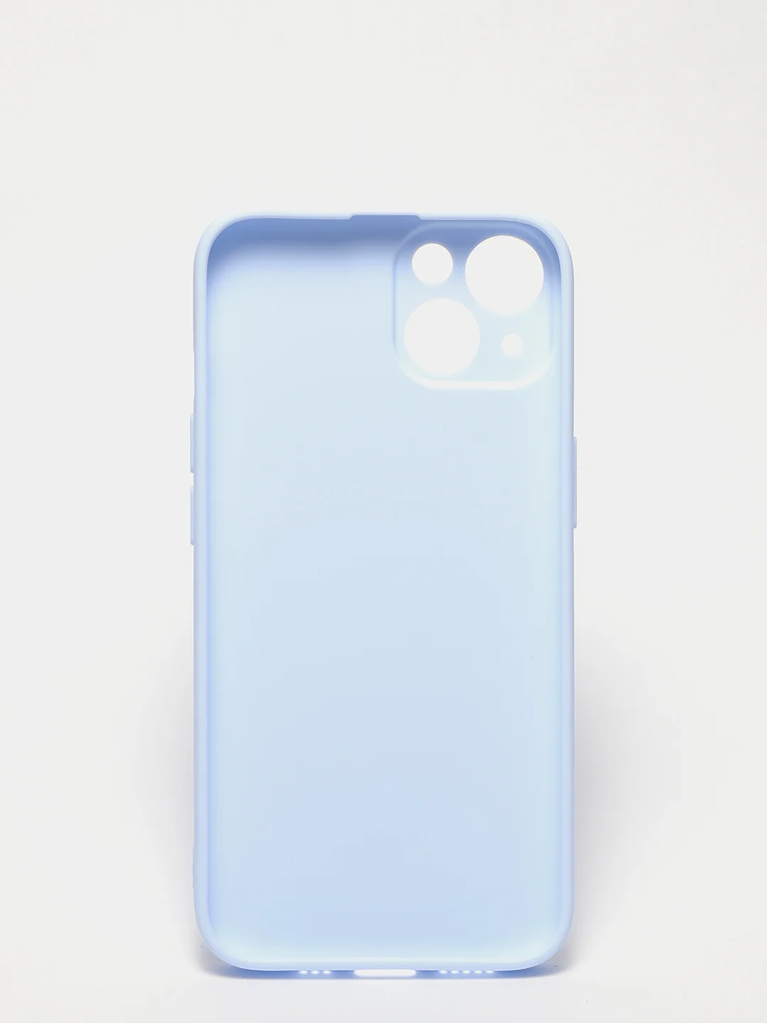 Голубой чехол для iPhone 13 Mini 12 Mini 13 Pro с защитой камеры силиконовый