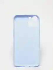 Голубой чехол для iPhone 13 Mini 12 Mini 13 Pro с защитой камеры силиконовый