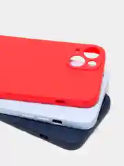 Голубой чехол для iPhone 13 Mini 12 Mini 13 Pro с защитой камеры силиконовый