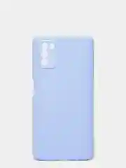 Голубой чехол на Xiaomi Poco M3 силиконовый
