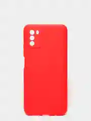 Красный чехол на Xiaomi Poco M3 силиконовый