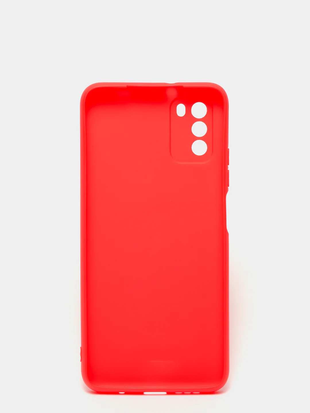 Красный чехол на Xiaomi Poco M3 силиконовый